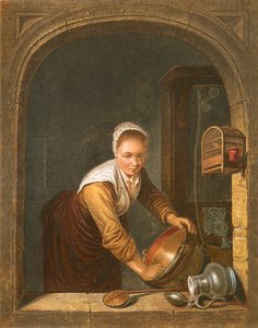 Housewife by Gerrit Dou